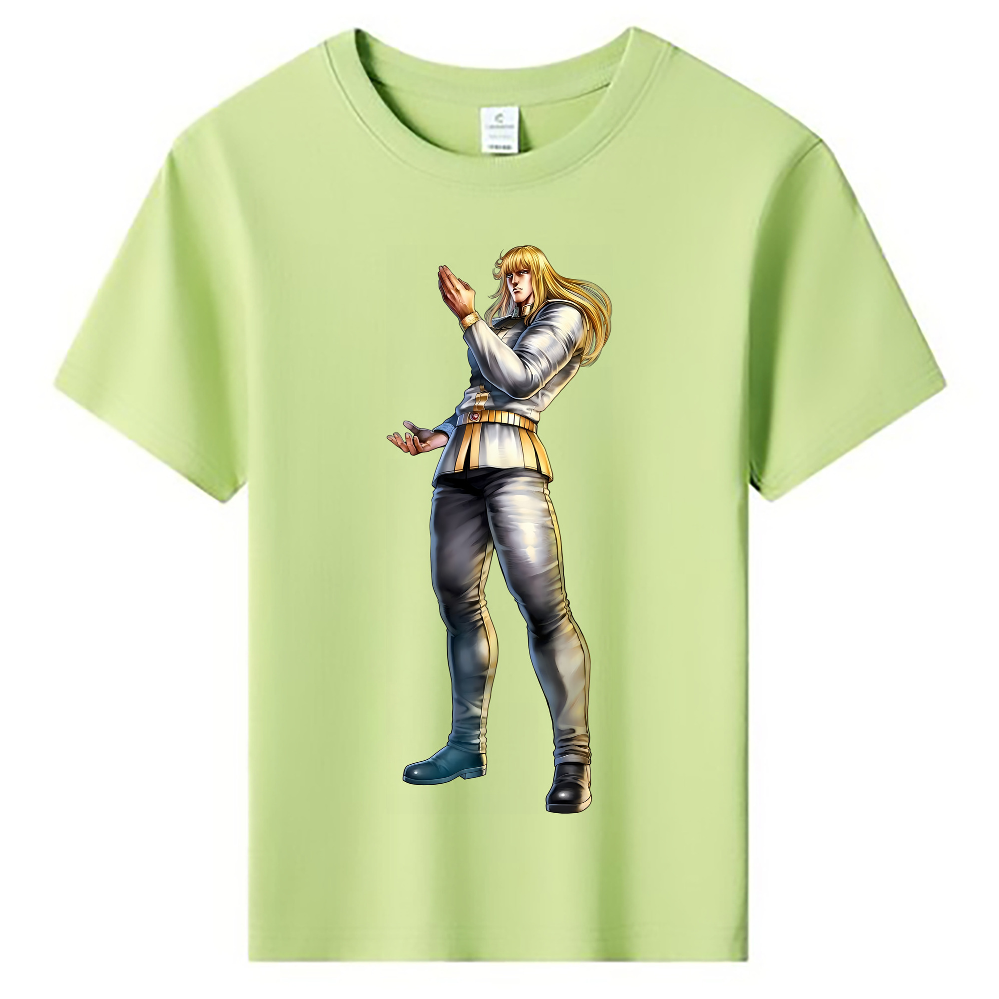 （画像用） 北斗の拳 Fist of the North Star 綿100％キッズTシャツ（フロントプリント）